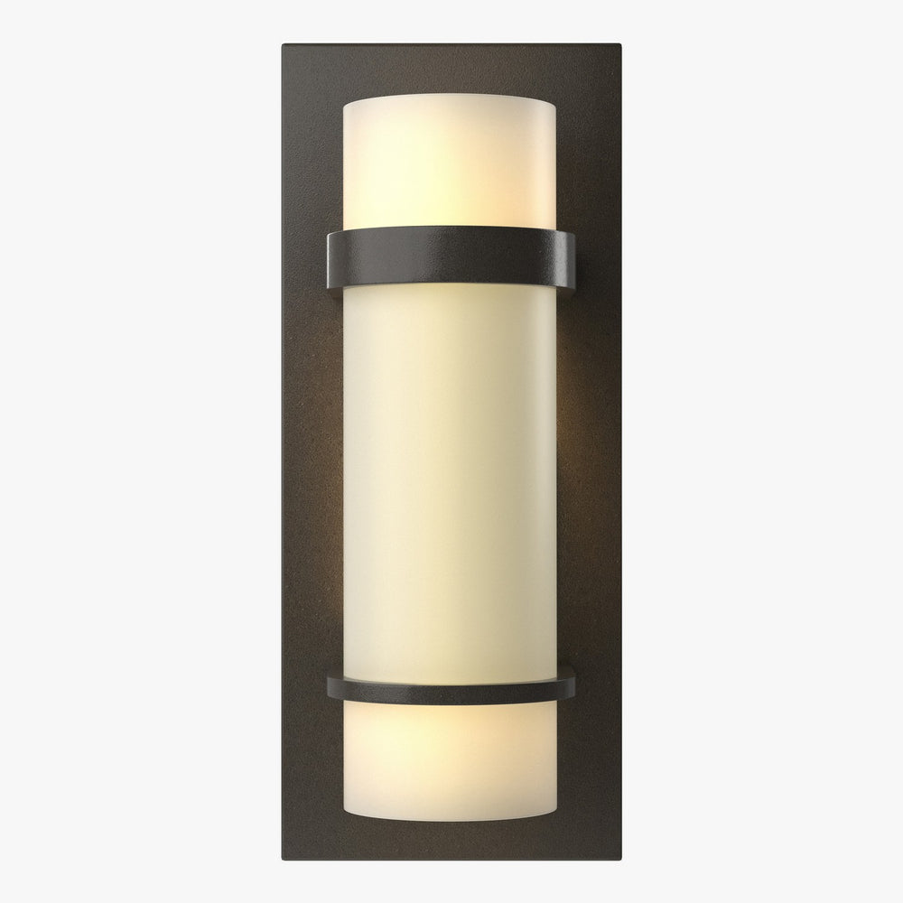 Hubbardton Forge - One Light Wall Sconce - Banded - Dark Smoke- Union Lighting Luminaires Decor