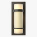 Hubbardton Forge - One Light Wall Sconce - Banded - Dark Smoke- Union Lighting Luminaires Decor