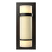 Hubbardton Forge - One Light Wall Sconce - Banded - Oil Rubbed Bronze- Union Lighting Luminaires Decor