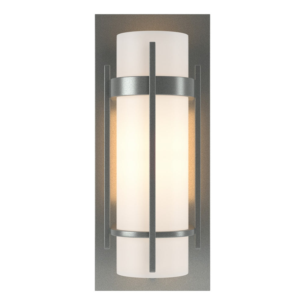 Hubbardton Forge - One Light Wall Sconce - Banded - Vintage Platinum- Union Lighting Luminaires Decor