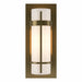 Hubbardton Forge - One Light Wall Sconce - Banded - Soft Gold- Union Lighting Luminaires Decor