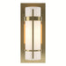 Hubbardton Forge - One Light Wall Sconce - Banded - Modern Brass- Union Lighting Luminaires Decor