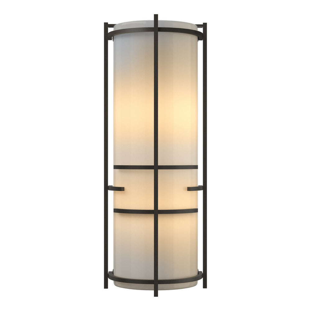 Hubbardton Forge - Two Light Wall Sconce - Banded - Dark Smoke- Union Lighting Luminaires Decor
