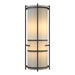 Hubbardton Forge - Two Light Wall Sconce - Banded - Dark Smoke- Union Lighting Luminaires Decor
