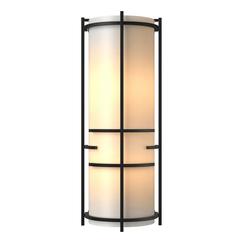 Hubbardton Forge - Two Light Wall Sconce - Banded - Black- Union Lighting Luminaires Decor