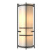 Hubbardton Forge - Two Light Wall Sconce - Banded - Black- Union Lighting Luminaires Decor