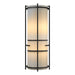 Hubbardton Forge - Two Light Wall Sconce - Banded - Black- Union Lighting Luminaires Decor