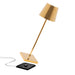 Zafferano - LED Table Lamp - Poldina - Glossy Gold- Union Lighting Luminaires Decor