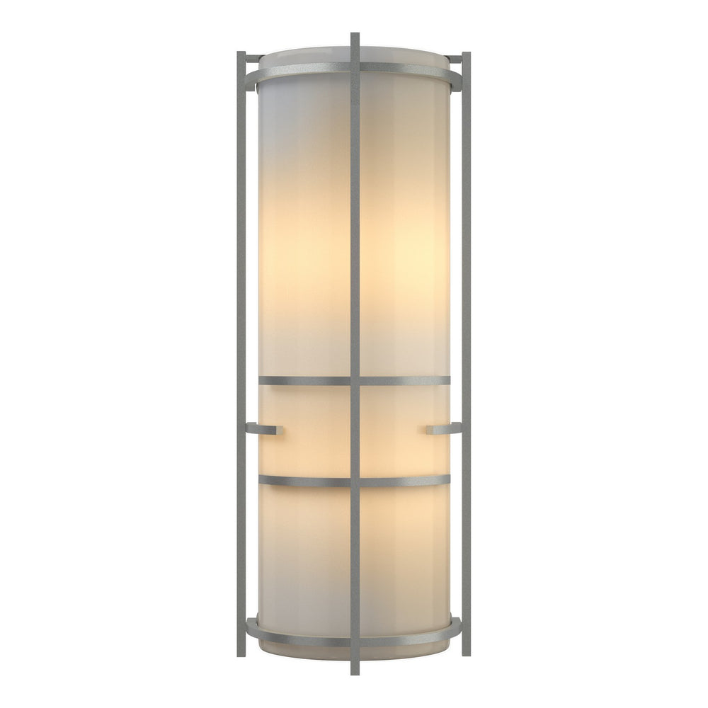 Hubbardton Forge - Two Light Wall Sconce - Banded - Vintage Platinum- Union Lighting Luminaires Decor