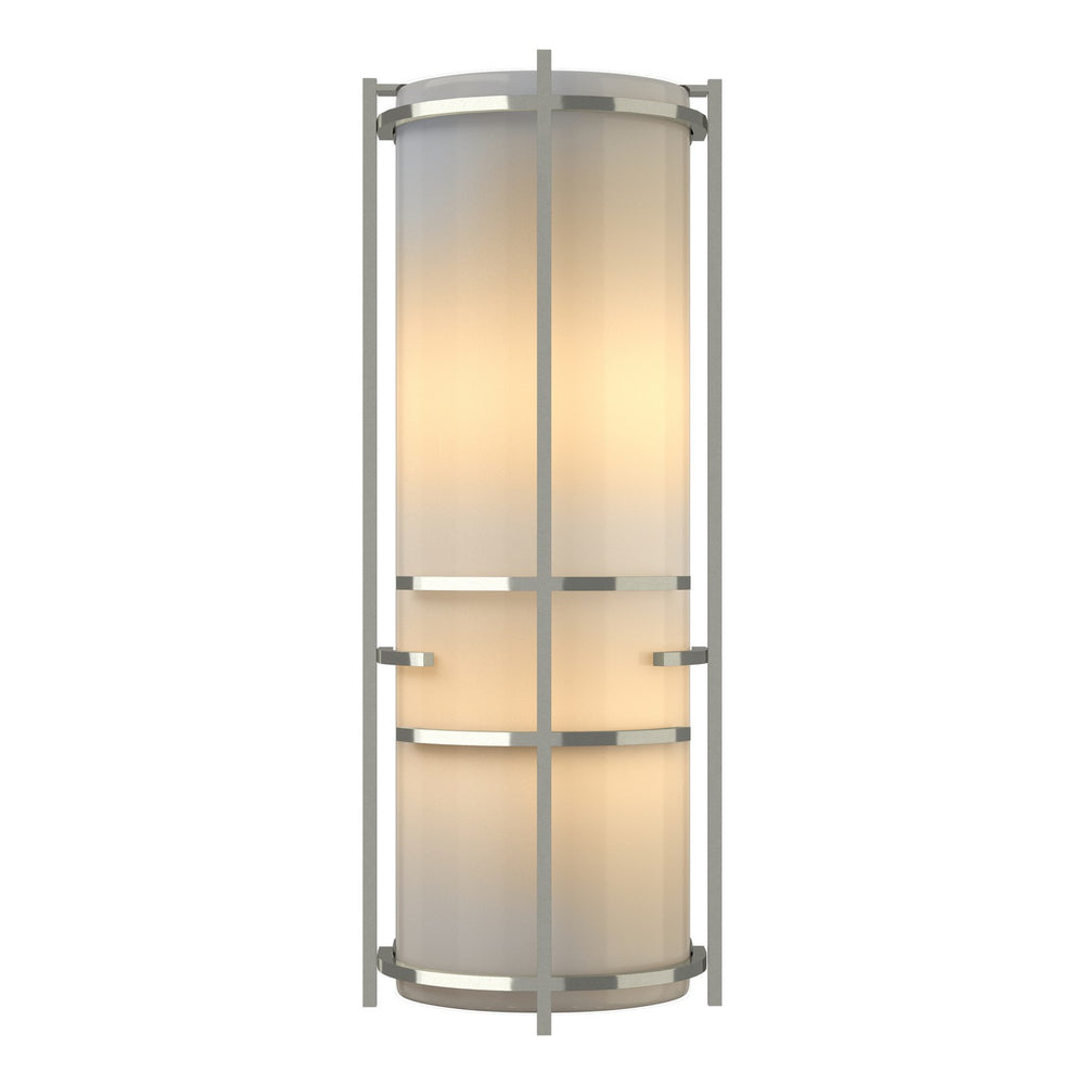 Hubbardton Forge - Two Light Wall Sconce - Banded - Sterling- Union Lighting Luminaires Decor