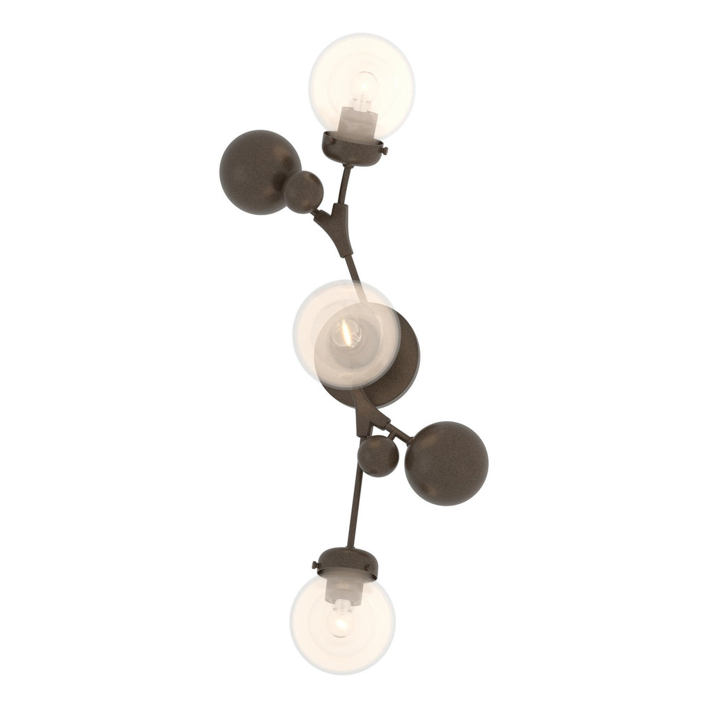 Hubbardton Forge - Three Light Wall Sconce - Sprig - Bronze- Union Lighting Luminaires Decor