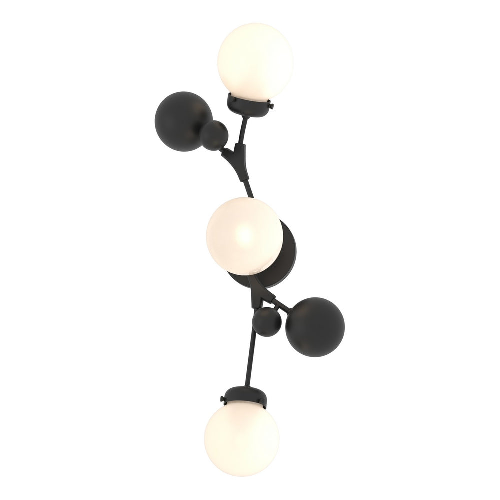 Hubbardton Forge - Three Light Wall Sconce - Sprig - Black- Union Lighting Luminaires Decor