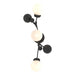 Hubbardton Forge - Three Light Wall Sconce - Sprig - Black- Union Lighting Luminaires Decor