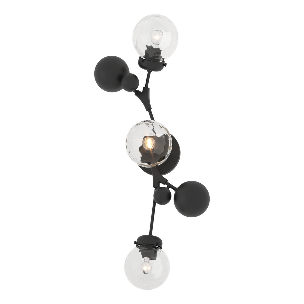 Hubbardton Forge - Three Light Wall Sconce - Sprig - Black- Union Lighting Luminaires Decor