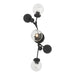 Hubbardton Forge - Three Light Wall Sconce - Sprig - Black- Union Lighting Luminaires Decor