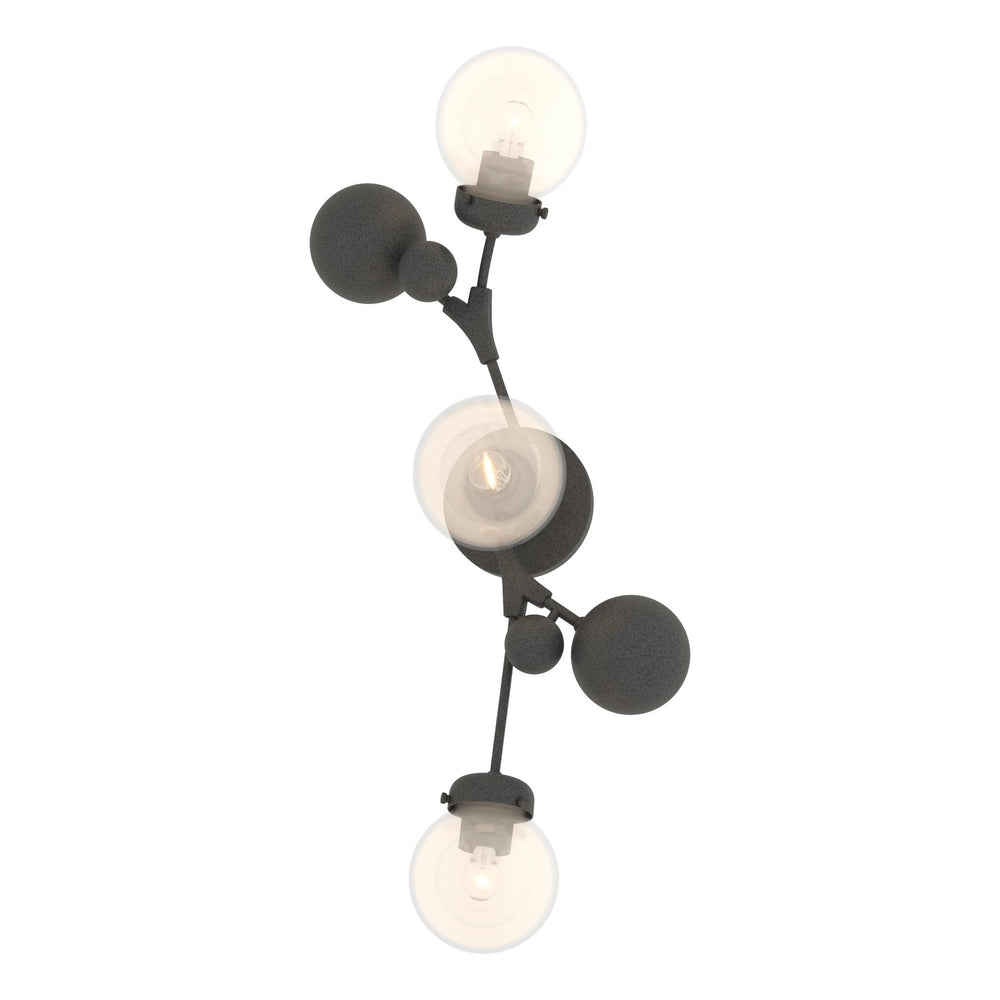 Hubbardton Forge - Three Light Wall Sconce - Sprig - Natural Iron- Union Lighting Luminaires Decor