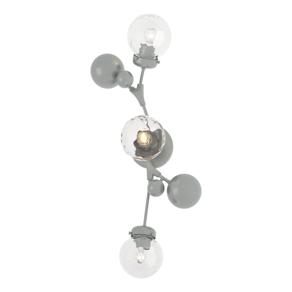 Hubbardton Forge - Three Light Wall Sconce - Sprig - Vintage Platinum- Union Lighting Luminaires Decor