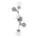 Hubbardton Forge - Three Light Wall Sconce - Sprig - Vintage Platinum- Union Lighting Luminaires Decor