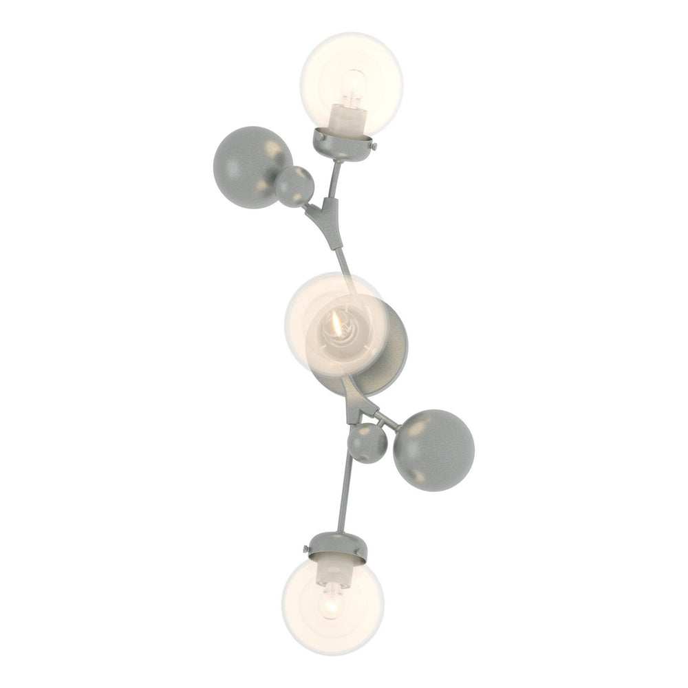 Hubbardton Forge - Three Light Wall Sconce - Sprig - Vintage Platinum- Union Lighting Luminaires Decor