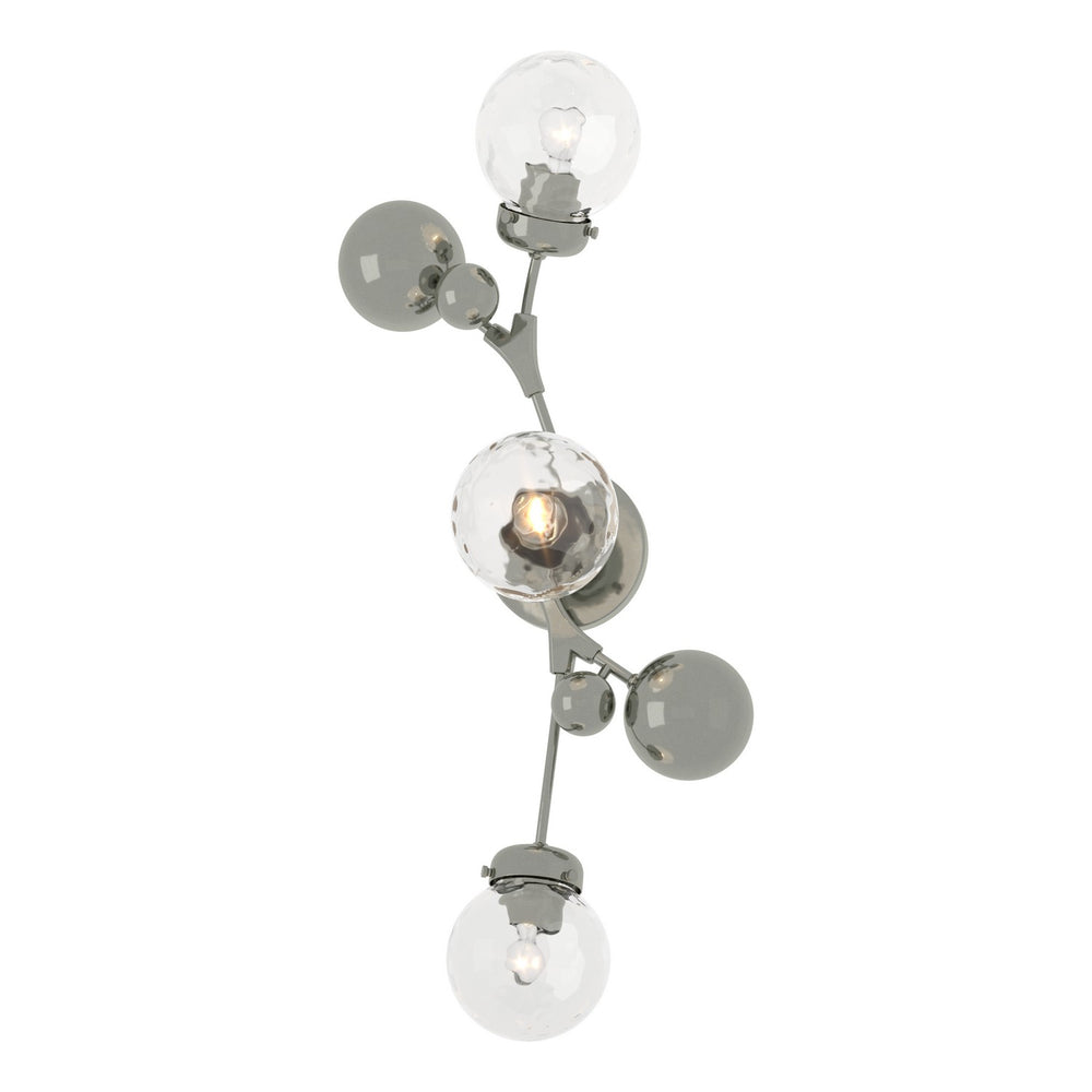 Hubbardton Forge - Three Light Wall Sconce - Sprig - Sterling- Union Lighting Luminaires Decor