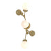 Hubbardton Forge - Three Light Wall Sconce - Sprig - Modern Brass- Union Lighting Luminaires Decor