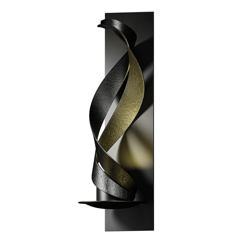 Hubbardton Forge - One Light Wall Sconce - Folio - Black- Union Lighting Luminaires Decor