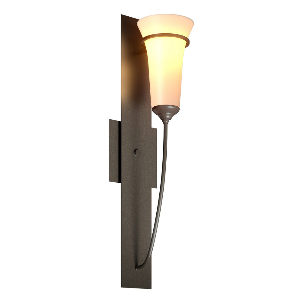 Hubbardton Forge - One Light Wall Sconce - Banded - Dark Smoke- Union Lighting Luminaires Decor
