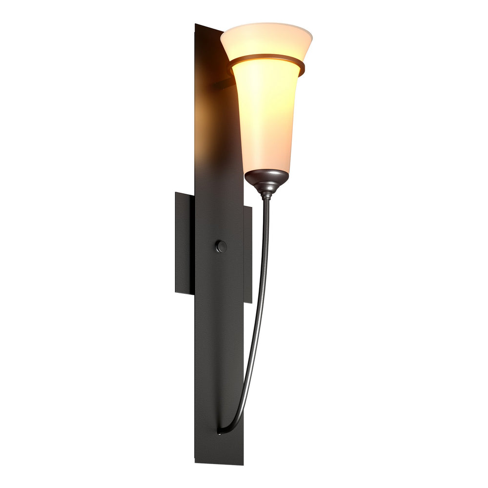 Hubbardton Forge - One Light Wall Sconce - Banded - Black- Union Lighting Luminaires Decor