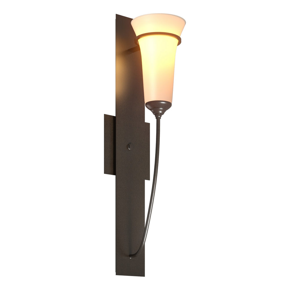 Hubbardton Forge - One Light Wall Sconce - Banded - Oil Rubbed Bronze- Union Lighting Luminaires Decor