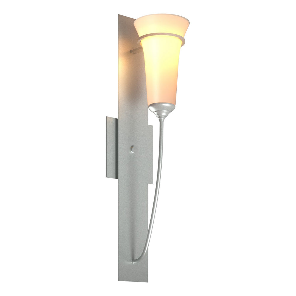 Hubbardton Forge - One Light Wall Sconce - Banded - Vintage Platinum- Union Lighting Luminaires Decor
