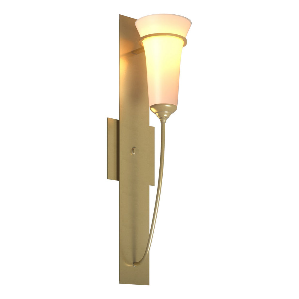 Hubbardton Forge - One Light Wall Sconce - Banded - Modern Brass- Union Lighting Luminaires Decor
