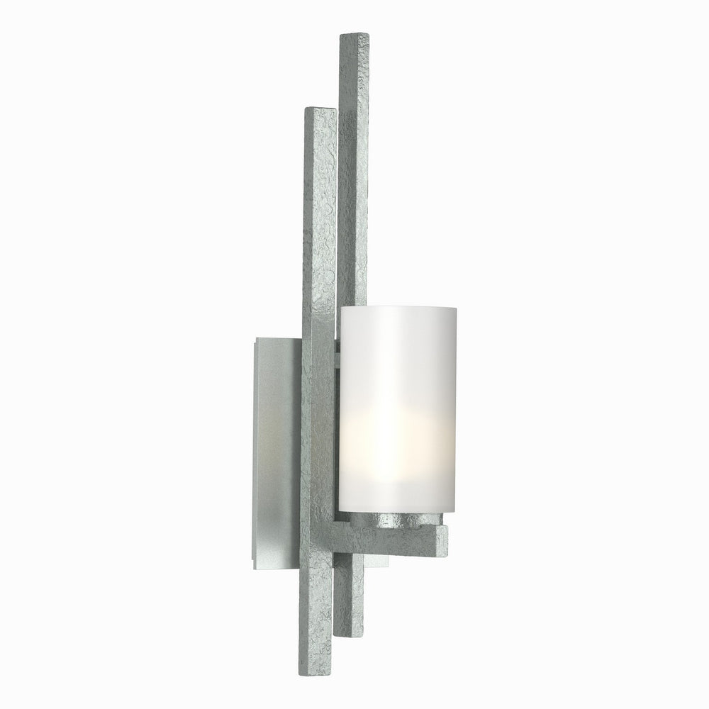 Hubbardton Forge - One Light Wall Sconce - Ondrian - Vintage Platinum- Union Lighting Luminaires Decor