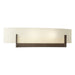 Hubbardton Forge - Two Light Wall Sconce - Axis - Bronze- Union Lighting Luminaires Decor