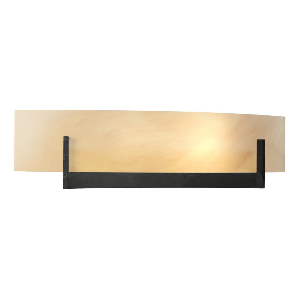 Hubbardton Forge - Two Light Wall Sconce - Axis - Black- Union Lighting Luminaires Decor