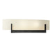 Hubbardton Forge - Two Light Wall Sconce - Axis - Black- Union Lighting Luminaires Decor