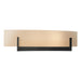 Hubbardton Forge - Two Light Wall Sconce - Axis - Black- Union Lighting Luminaires Decor