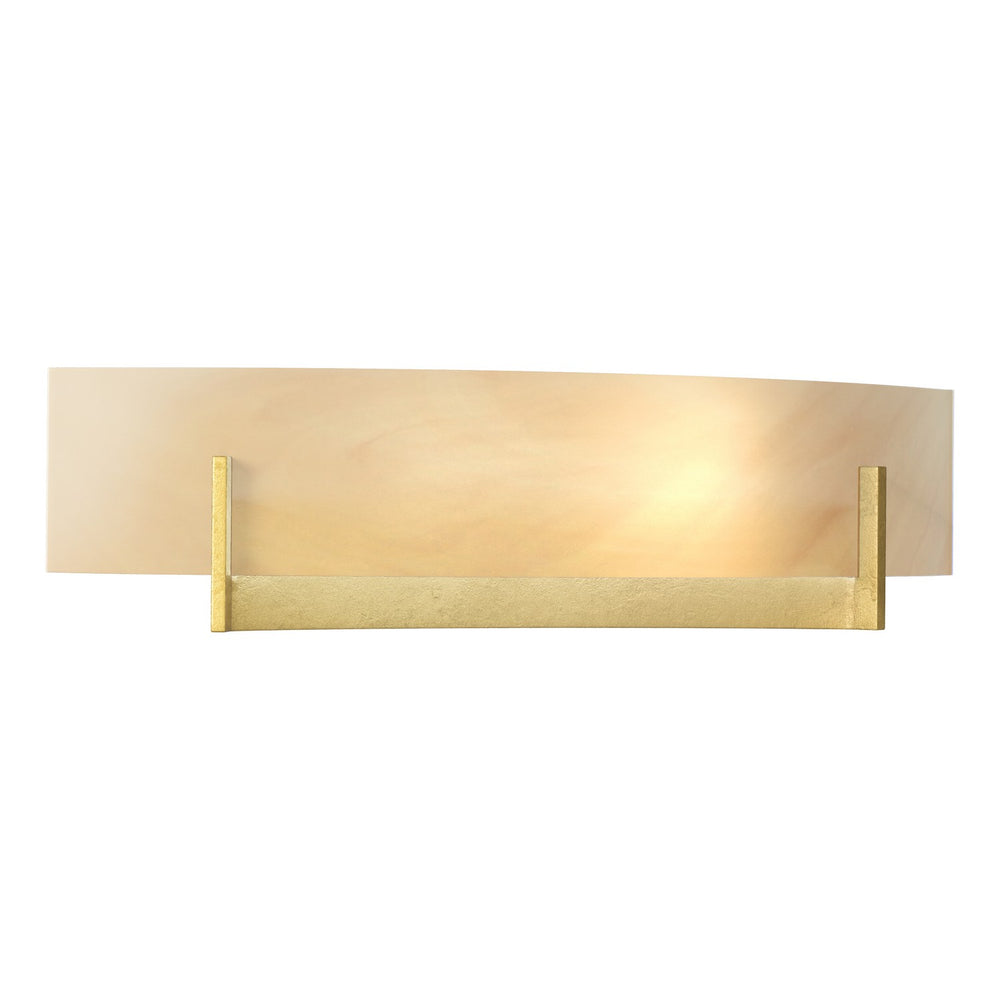 Hubbardton Forge - Two Light Wall Sconce - Axis - Modern Brass- Union Lighting Luminaires Decor