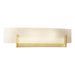 Hubbardton Forge - Two Light Wall Sconce - Axis - Modern Brass- Union Lighting Luminaires Decor