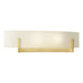 Hubbardton Forge - Two Light Wall Sconce - Axis - Modern Brass- Union Lighting Luminaires Decor