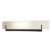 Hubbardton Forge - Two Light Wall Sconce - Axis - Black- Union Lighting Luminaires Decor