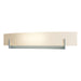 Hubbardton Forge - Two Light Wall Sconce - Axis - Vintage Platinum- Union Lighting Luminaires Decor