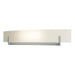 Hubbardton Forge - Two Light Wall Sconce - Axis - Vintage Platinum- Union Lighting Luminaires Decor