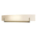 Hubbardton Forge - Two Light Wall Sconce - Axis - Soft Gold- Union Lighting Luminaires Decor
