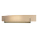 Hubbardton Forge - Two Light Wall Sconce - Axis - Soft Gold- Union Lighting Luminaires Decor