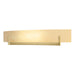 Hubbardton Forge - Two Light Wall Sconce - Axis - Modern Brass- Union Lighting Luminaires Decor