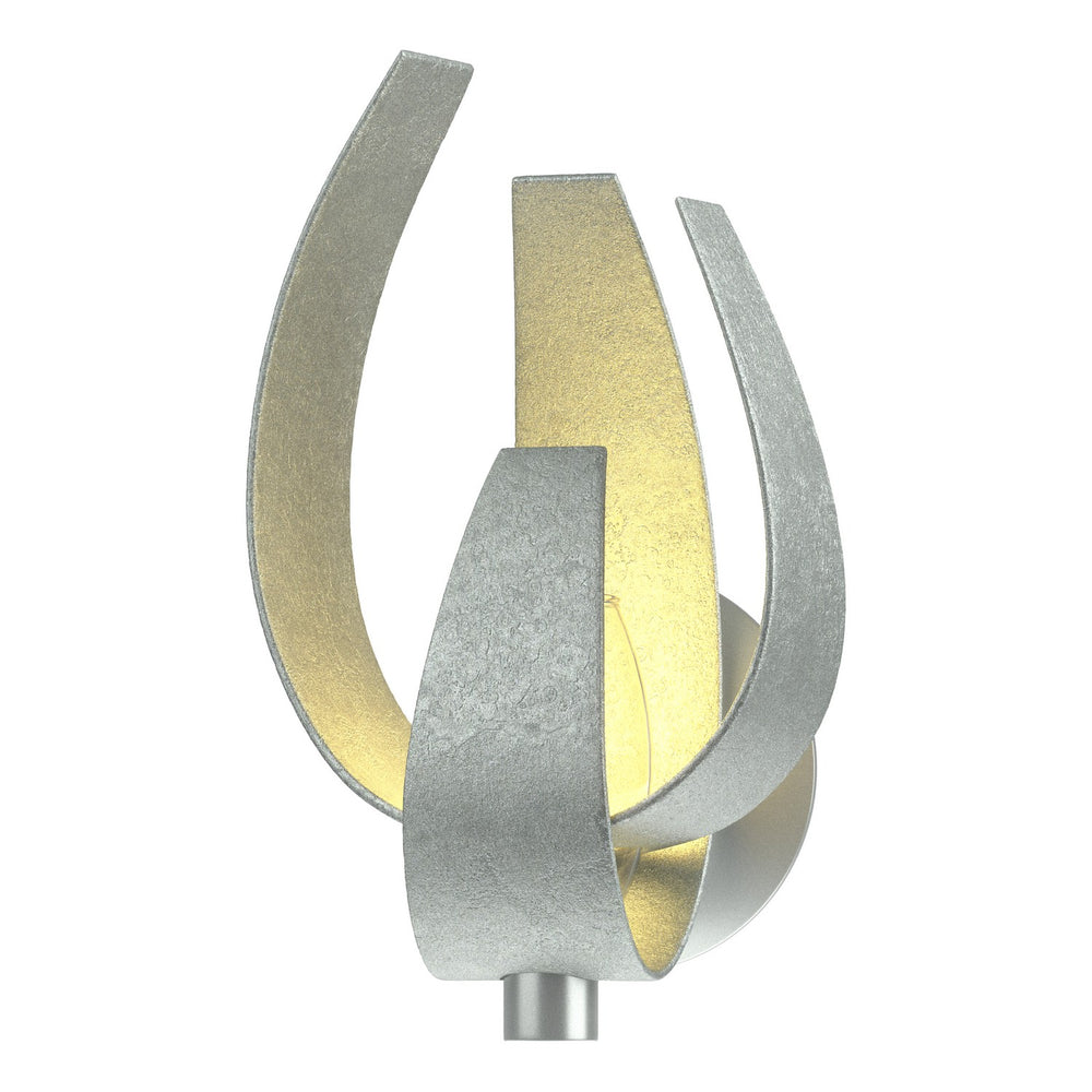 Hubbardton Forge - One Light Wall Sconce - Corona - Vintage Platinum- Union Lighting Luminaires Decor