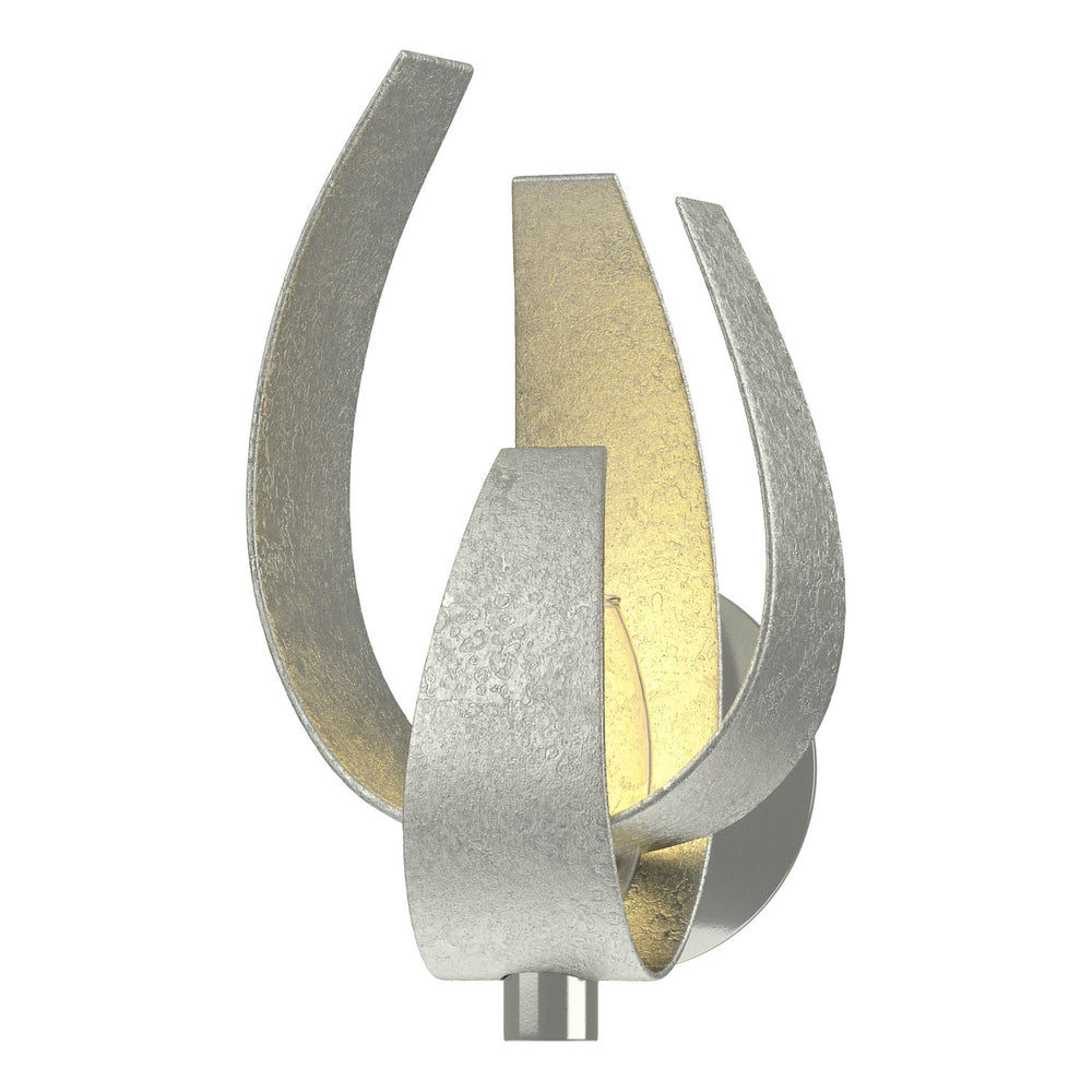 Hubbardton Forge - One Light Wall Sconce - Corona - Sterling- Union Lighting Luminaires Decor