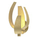 Hubbardton Forge - One Light Wall Sconce - Corona - Modern Brass- Union Lighting Luminaires Decor