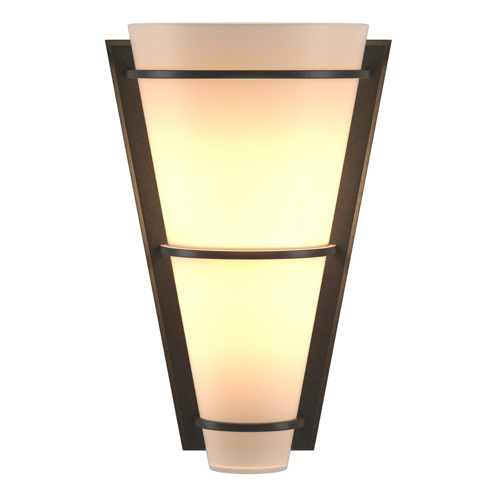 Hubbardton Forge - One Light Wall Sconce - Half Cone - Dark Smoke- Union Lighting Luminaires Decor