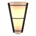 Hubbardton Forge - One Light Wall Sconce - Half Cone - Black- Union Lighting Luminaires Decor
